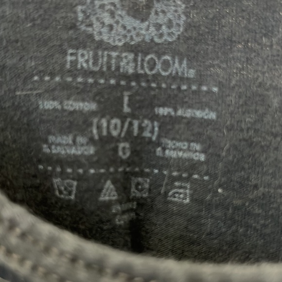 Fruit of the loom black tank boys - Picture 2 of 3